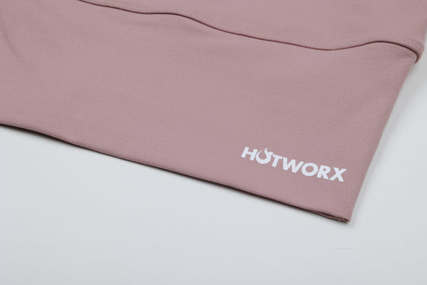 [TOP : HTK016] HOTWORX LUCY BASIC CROP TOP / MISTY ROSE