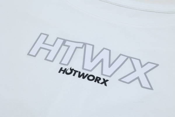 [TOP : HL018] HOTWORX AERO LONG SLEEVE T-SHIRTS / WHITE