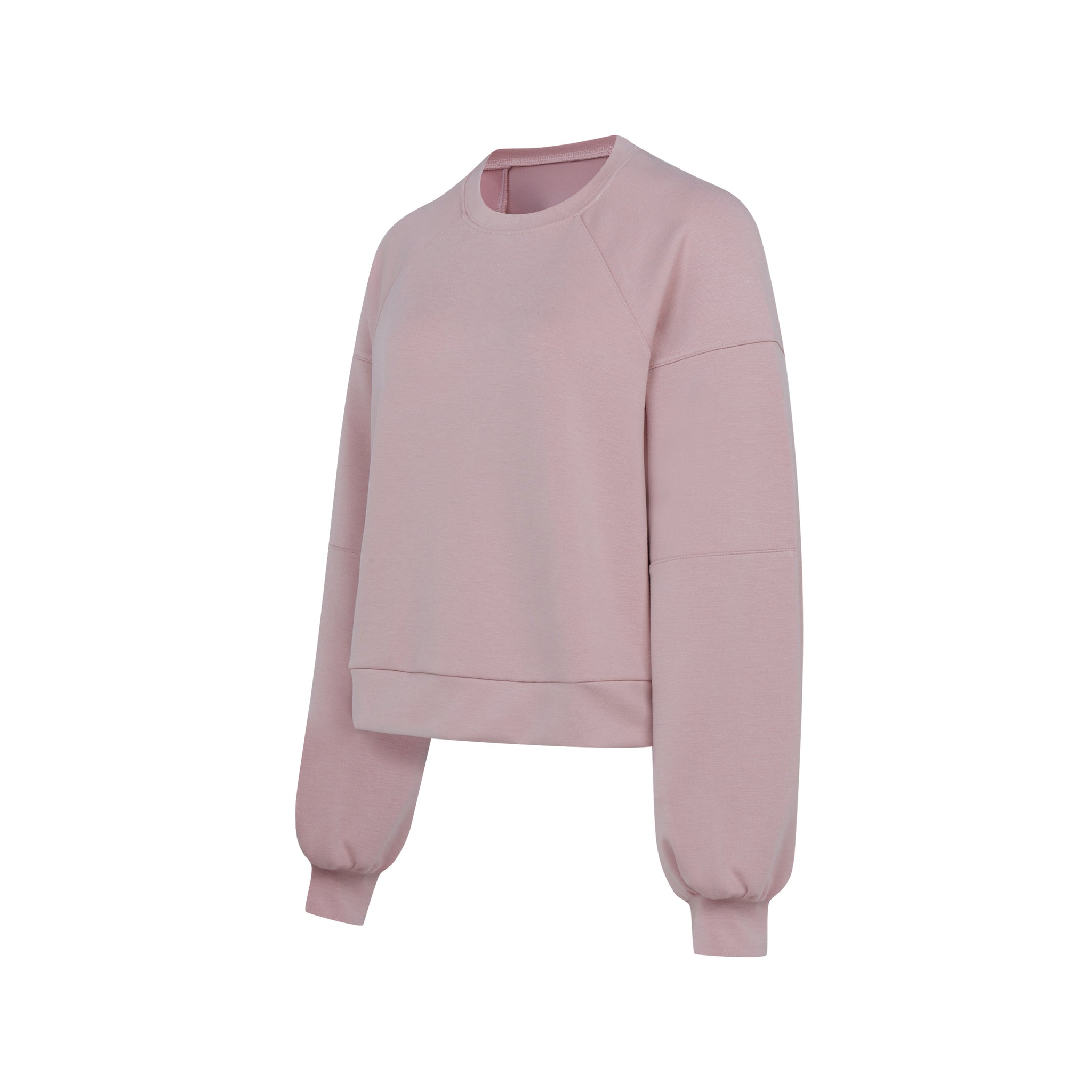 [TOP : HL015] HOTWORX SOFTY CROSS SWEATSHIRT / DOWN PINK