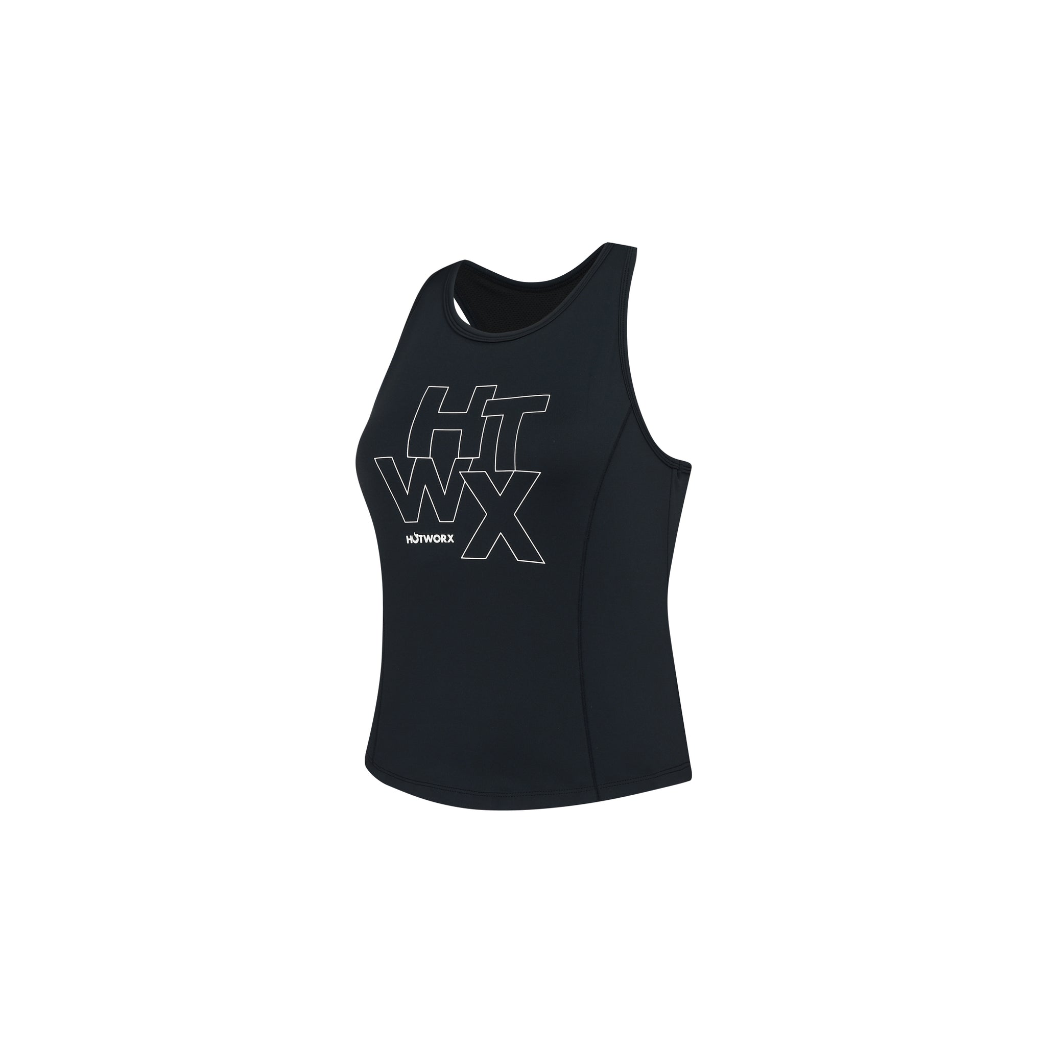 [TOP : HTK014] HOTWORX RACER BACK TANK TOP / BLACK