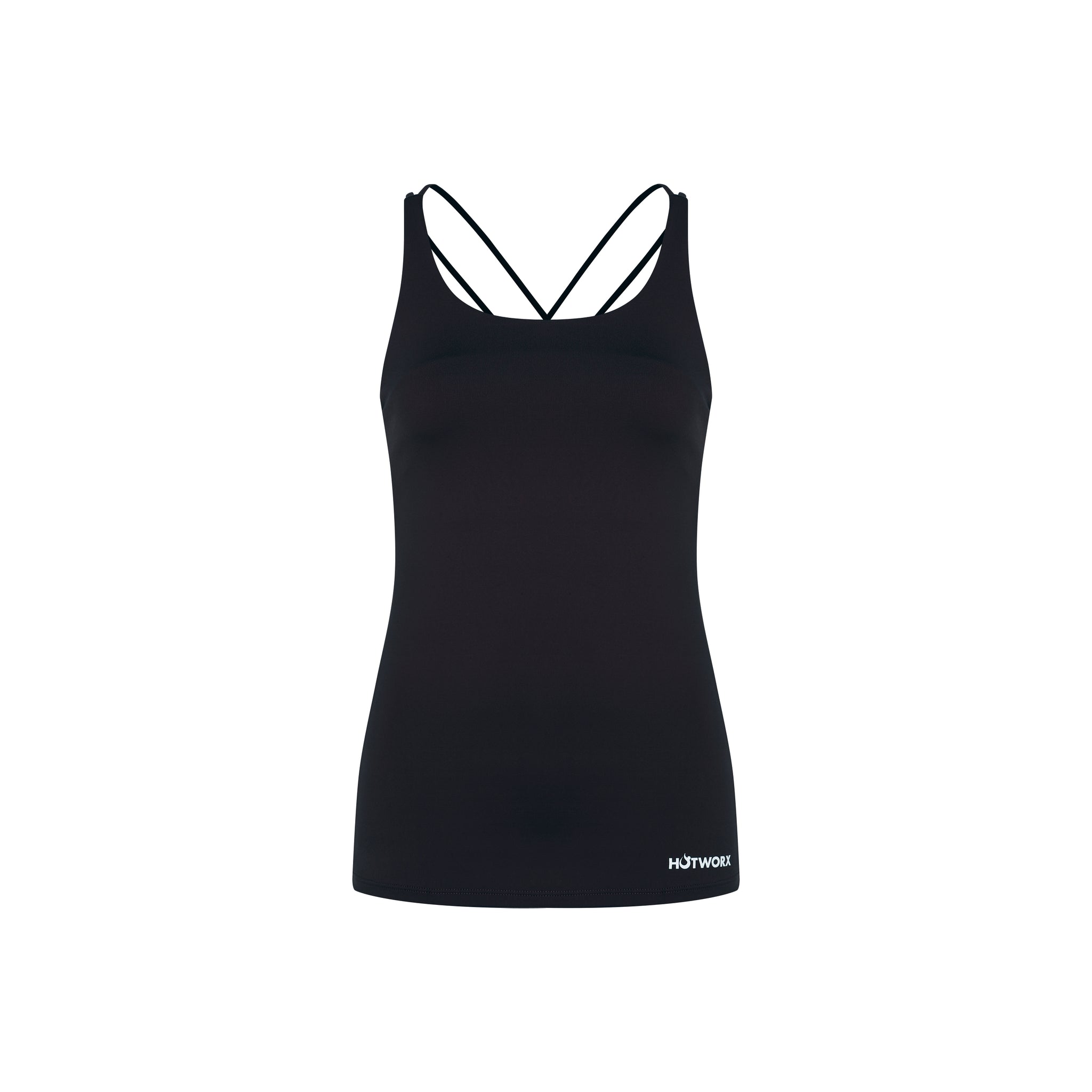 [TOP : HTK020] HOTWORX STRAP ACTIVE TANK TOP / BLACK