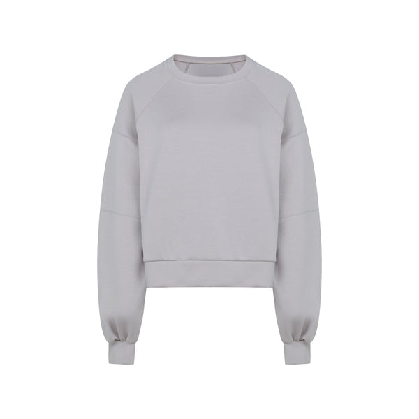 [TOP : HL015] HOTWORX SOFTY CROSS SWEATSHIRT / BEIGE