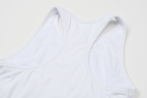 [TOP : HTK014] HOTWORX RACER BACK TANK TOP / WHITE