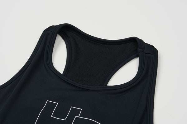 [TOP : HTK014] HOTWORX RACER BACK TANK TOP / BLACK