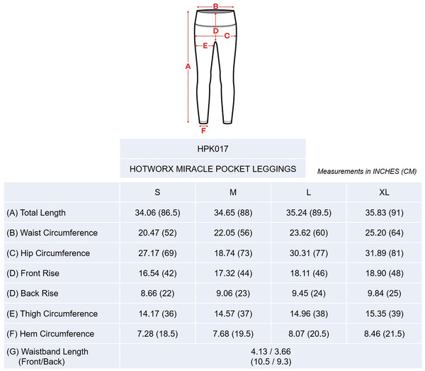 [BOTTOM : HPK017] HOTWORX MIRACLE POCKET LEGGINGS / MOCHA