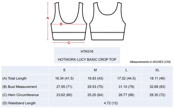 [TOP : HTK016] HOTWORX LUCY BASIC CROP TOP / MISTY ROSE