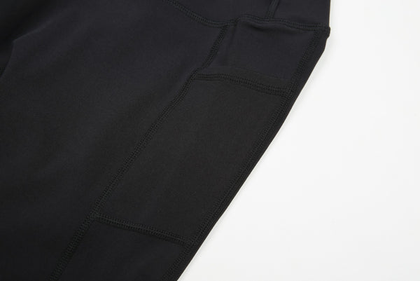 [BOTTOM : HPK007] POCKET HOTWORX LEGGINGS / BLACK