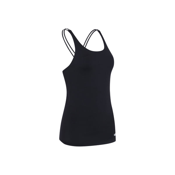 [TOP : HTK020] HOTWORX STRAP ACTIVE TANK TOP / BLACK