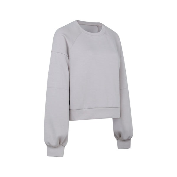 [TOP : HL015] HOTWORX SOFTY CROSS SWEATSHIRT / BEIGE